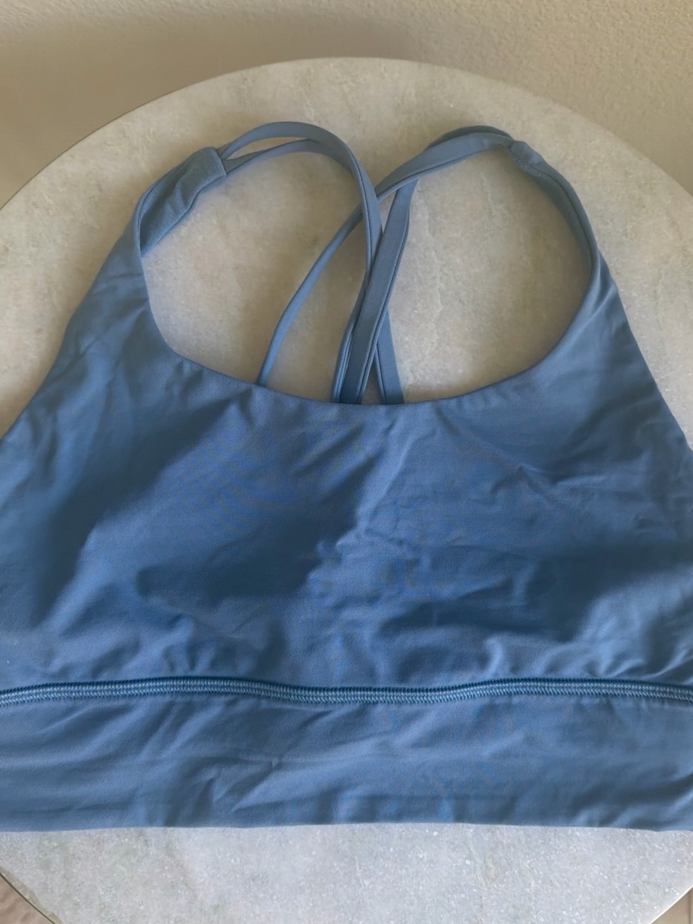 lululemon athletica Slate Blue energy Sports Bra